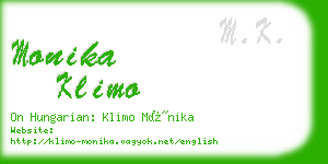 monika klimo business card